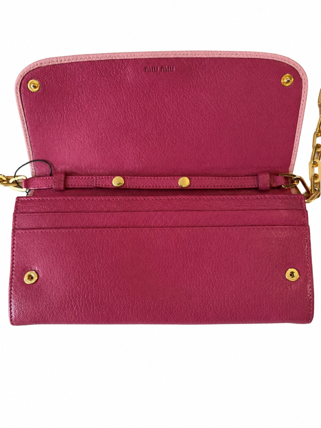 Miu Miu Madras Wallet on Chain 5M1290 – Peonia Bicolor