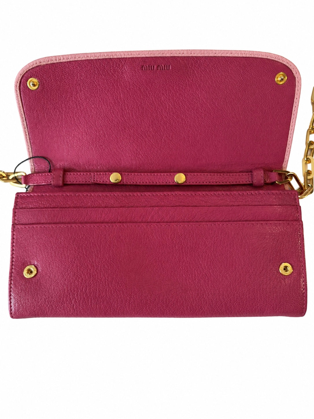 Miu Miu Madras Wallet on Chain 5M1290 – Peonia Bicolor