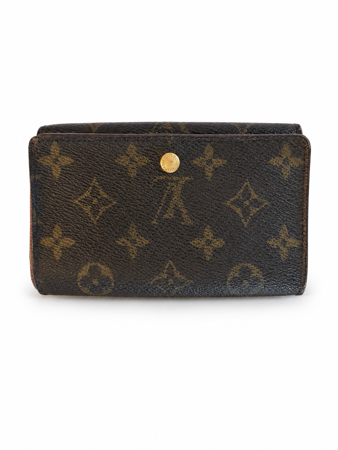 Louis Vuitton Vintage Monogram Bifold Medium Wallet – Brown Monogram Canvas