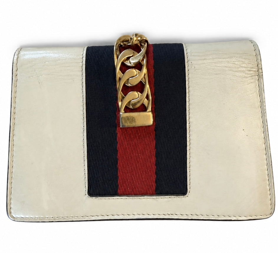 Gucci Sylvie Mini Crossbody Bag Ivory