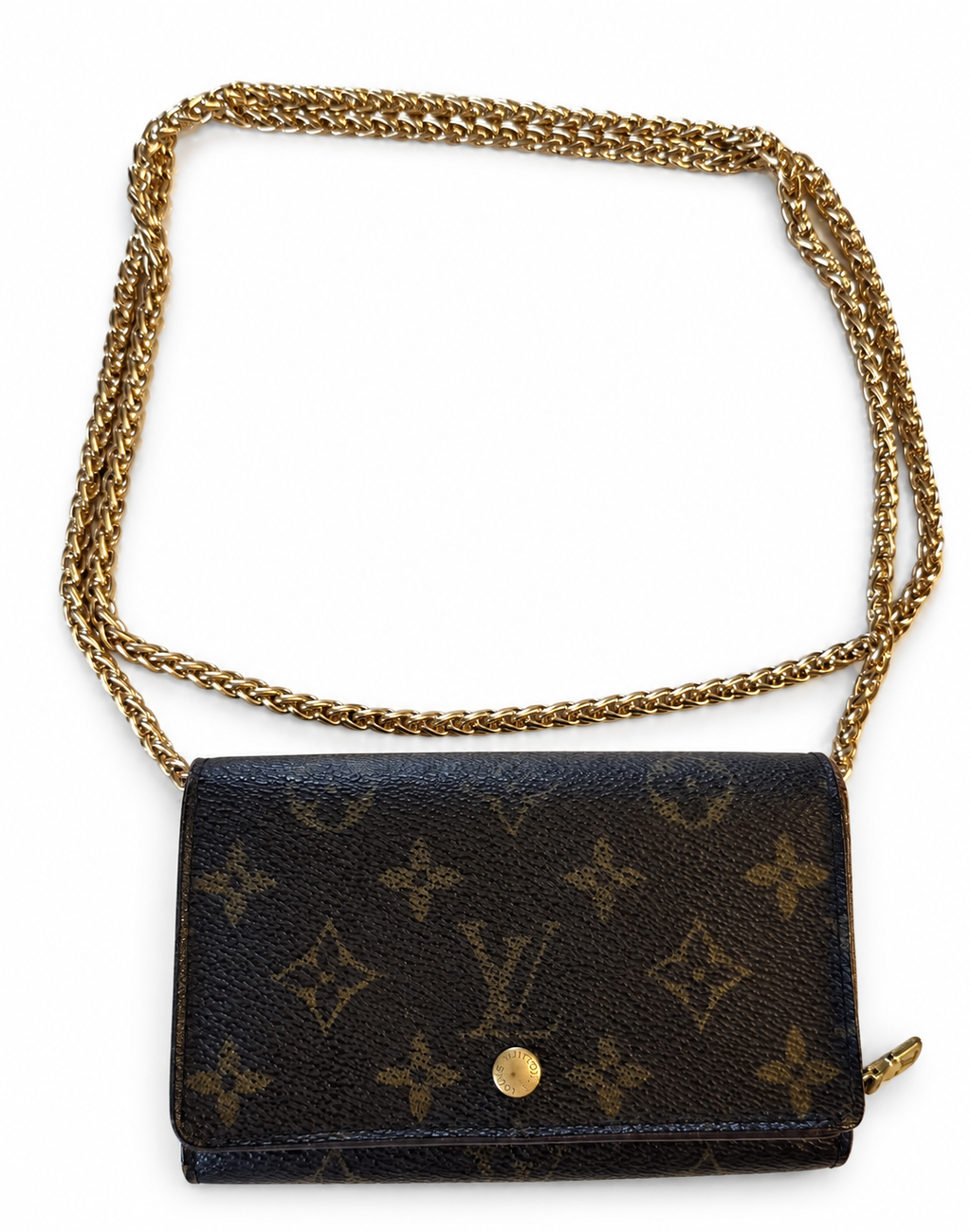 Louis Vuitton Vintage Monogram Bifold Medium Wallet – Brown Monogram Canvas