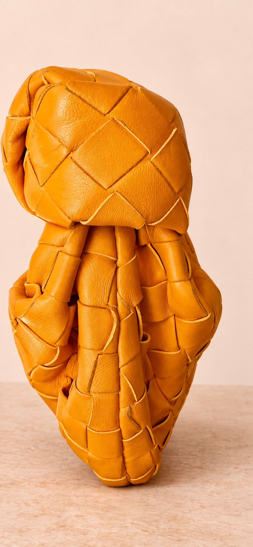 Bottega Veneta Mini Jodie Intrecciato Tangerine / Orange